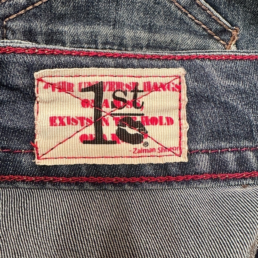 🩷5/$10 FIRST kiss jeans distressed size 9 juniors - Picture 7 of 10